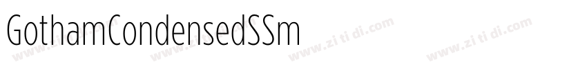 GothamCondensedSSm E字体转换